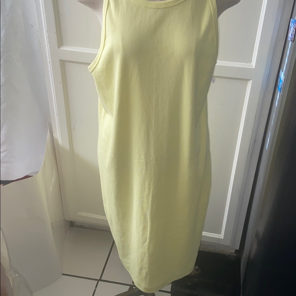 Yellow Sleeveless Dress